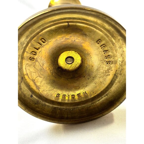 Vintage Seiden Solid Brass Candlestick Holder 5” Taper Candle Classic Decor - Picture 2 of 8